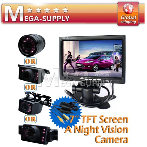 7" TFT LCD Rearview Monitor +518T/ 508T/ 720T Or 760T