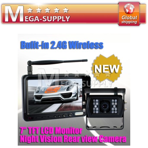 Horsebox Rear 7" LCD Monitor +WIRELESS Reversing Camera