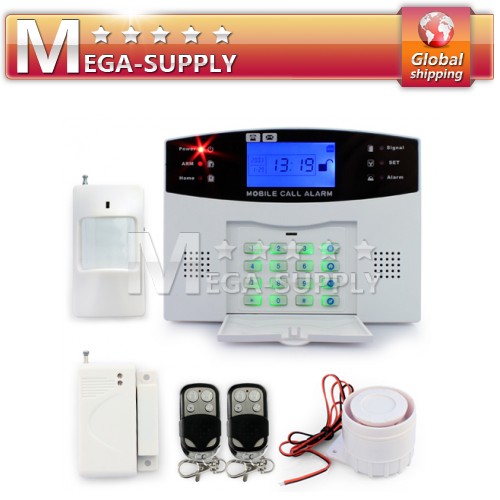 Wireless Home Alarm GSM SMS Burglar System For Garage Storage Home House Garden
