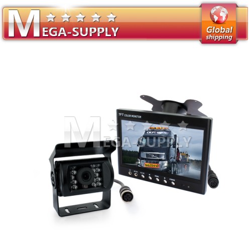 Water Proof Houseboat CCD Reversing Camera +7" Monitor