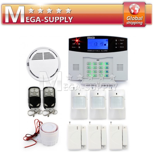 106 Defense Zones GSM SMS Burglar Alarm System Timely Drm/Disarm Remote Control