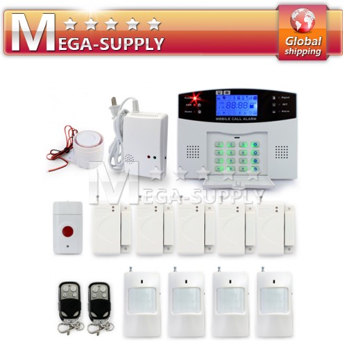 106 Wired/Wireless Defense Zones GSM SMS Alarm System Timely Control Arm/Diarm