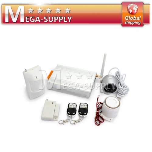 Mini GSM Alarm Security System CCTV Camera IR SD Storage GSM MMS Emails Sending