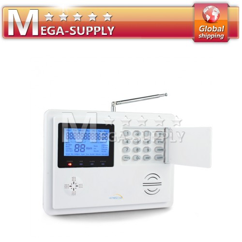 GSM/PSTN Telephone Alarm System PIR Motion Door GAP Sensor Long-range Control