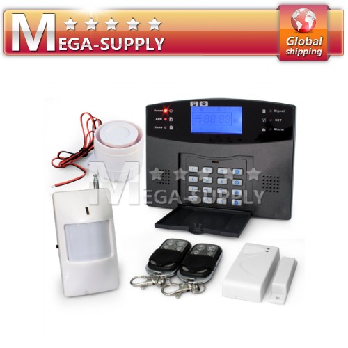 106 Wired/Wireless Defense Zones GSM SIM Home Alarm System Remote Control