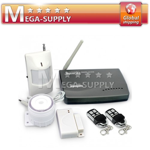 Wireless&Wired GSM Alarm System Intercom Monitoring Long-range Control