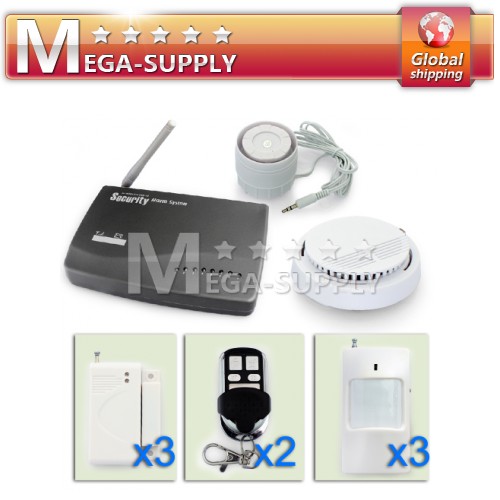 Wireless GSM SMS Auto-dial Home Burglar Intruder Alarm System Motion Sensor