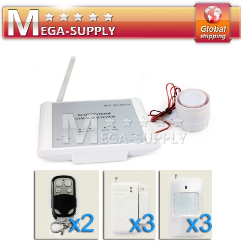 Triple Bands Wireless&Wired GSM Securtiy System SMS Alert Power Failure Recovery