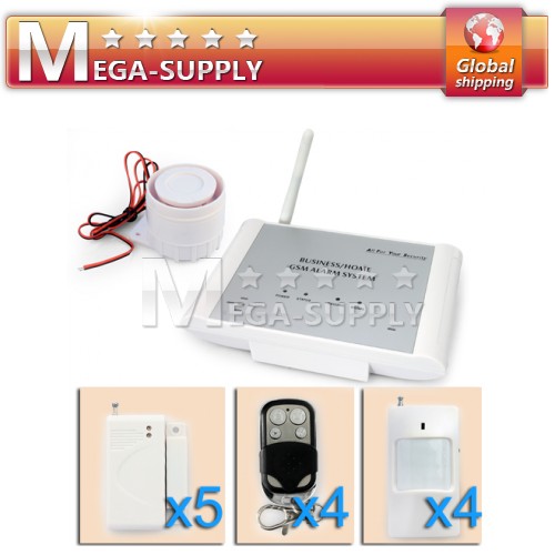 Wireless Home House Burglar System Mornitor Intercom Easy Operation Triple Bands