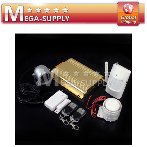 Wireless&Wired Home Alarm GSM SMS MMS TEXT E-mail Picture Camera Security System